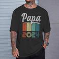 Neuer Papa Frischgebackener Papa Papa 2024 T-Shirt Geschenke für Ihn