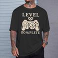 Nivel 19 Completo Para Hombres Idea De Regalo 19 Aniversario De Boda Camiseta unisex Regalos para él