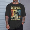 Nivel Tía Desbloqueado Futura Tía Anuncio Embarazadas Camiseta unisex Regalos para él