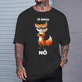 Nö Einfach Nö Fox T-Shirt Geschenke für Ihn