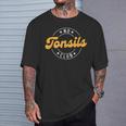 No Tonsils Party Tonisllectomy Recovery Get Well Tonsils T-Shirt Gifts for Him