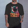 North America Total Solar Eclipse Dog Corgi 2024 Texas Usa T-Shirt Gifts for Him