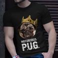 Notorious PUG Cute Rap Parody Pug Dog T-Shirt Gifts for Him