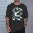 O-Fish-Ally Retired 2024 Fishing Retirement For Men T-Shirt Gifts for Him