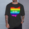 The Official Gay Pride Ohio Rainbow T-Shirt Gifts for Him
