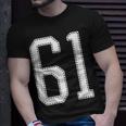 Official Team League 61 Jersey Number 61 Sports Jersey T-Shirt Gifts for Him