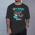 Oh Ship It's A Grad Trip 2024 Cruise Graduation 2024 T-Shirt Gifts for Him