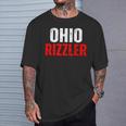 Ohio Rizzler Ohio Rizz Ironic Meme Quote T-Shirt Gifts for Him