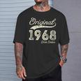Original 1968 56 Años Cumpleaños Hombre Fabricado En 1968 Camiseta unisex Regalos para él