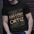 Ortiz Last Name Surname Matching Family Reunion T-Shirt Gifts for Him