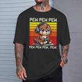 Otter Gamer Pew Video Games Vintage Boys Girls T-Shirt Gifts for Him