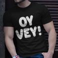 Oy Vey Jewish Yiddish Quote Kosher Gym Workout Hanukkah T-Shirt Gifts for Him