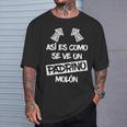 Padrino Molón Regalo Divertido Anuncio De Embarazo Bautizo Camiseta unisex Regalos para él