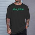 All Paletti – Bauch Voll Spaghetti X Livelife – 2 Sides T-Shirt Geschenke für Ihn