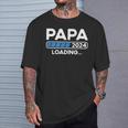 Papa 2024 Cargando Anuncio De Embarazo Soon To Be Papa Camiseta unisex Regalos para él