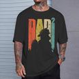 Papá Al Poder De 2 Bomberos Papa Doseces Papa Camiseta unisex Regalos para él