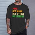 Papa Die Legend Father's Day S T-Shirt Geschenke für Ihn