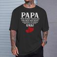 Papa Du Hast Unsater & Tocher Son Partner Look T-Shirt Geschenke für Ihn