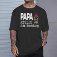 Papa Grillt Am Beste Griller Am Ort T-Shirt Geschenke für Ihn