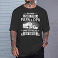 Papa Und Opa Rock Fäuste T-Shirt Geschenke für Ihn