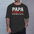 Papa Warning Kann Jederzeit Plötzlich Ein Nickerchen Machen Outfit Herren Kapuzenjacke T-Shirt Geschenke für Ihn