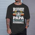 Papaater Fussball Fussball Fan Ballatertag T-Shirt Geschenke für Ihn