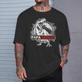 PapasaurusRex Papa Saurus Dinosaur Grandpa Dino Camiseta unisex Regalos para él