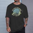 Para Hombre De 50 Cumpleaños De Los Mejores Pescadores Nacidos En 1971 Pesca Camiseta unisex Regalos para él