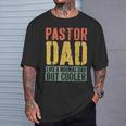 Pastor Dad Father's Day Pastor Dad T-Shirt Gifts for Him