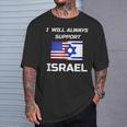 PatrioticUsa Israel American Flag To Support Israel T-Shirt Gifts for Him