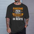 Pensioner 2024 Retirement 2024 Also Eine Legend Rente T-Shirt Geschenke für Ihn