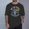 We The People Means Everyone Vintage Lgbt Gay Pride Flag T-Shirt Gifts for Him
