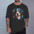 Perro De Montaña De Berna Cachorro Mejor Paseo Para Perros A Camiseta unisex Regalos para él