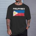 Philippines Flag Holiday Vintage Grunge Filipino Flag T-Shirt Gifts for Him
