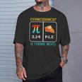Pi Equals Pie Coincidence Happy Pi Day Mathematics T-Shirt Gifts for Him