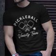 Pickleball Varsity Team Pickleball Player T-Shirt Gifts for Him