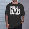 Pitbull Dad Dog Best Dog Dad Ever Mens Pitbull T-Shirt Gifts for Him