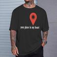 Your Place In My Heart- For Mom And Dad -Valentine's Day T-Shirt Gifts for Him