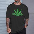 Plant Manager Marijuana Pot Cannabis Weed 420 T-Shirt Gifts for Him