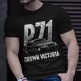 Police Car Crown Victoria Interceptor P71 T-Shirt Gifts for Him