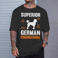 Poodle Dog Superior German Engineering T-Shirt Gifts for Him