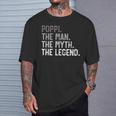 Poppi The Man The Myth The Legend Father's Day For Grandpa T-Shirt Gifts for Him