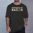 Powered By Bacon Bacon Lover & Foodie T-Shirt Gifts for Him