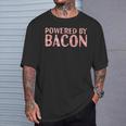 Powered By Bacon Hungry Ham Pork Lover Foodie T-Shirt Gifts for Him