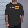 Powerlifting Kraftdreikampf T-Shirt Geschenke für Ihn