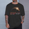 Presque Isle Maine Eclipse Solar Total April 8 2024 Eclipse T-Shirt Gifts for Him