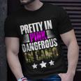 Pretty Pink Dangerous In Camo Hunting Hobby T-Shirt Gifts for Him