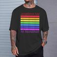 Pride Lgbtq Flag Gay Pride Ally Transgender Rainbow T-Shirt Gifts for Him