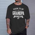 Promoted To Grandpa Est 2025 Fathers Day To New Papa T-Shirt Gifts for Him
