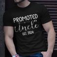 Promoted To Uncle 2024 Soon To Be Uncle Mens T-Shirt Gifts for Him